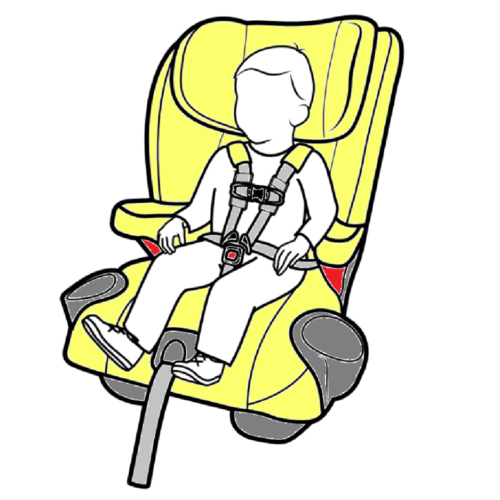 Combination: Forward Facing Harness-to-Booster Seats